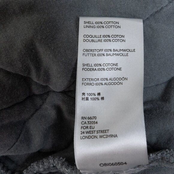 Urban Outfitters Freja Quilted Hooded Jacket Gray Winter Oversized Small - Picture 13 of 14